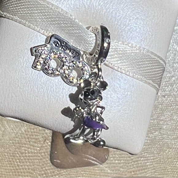 2023 NEW Disney Parks Pandora 100 Years Of Wonder Mickey Mouse Dangle Charm - Picture 3 of 4